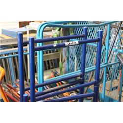 2 BLUE DOLLIES & MOBILE SCAFFOLDING