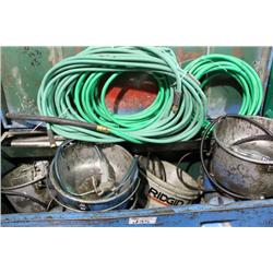 BLUE MOBILE STORAGE BOX & RIDGID PARTS CLEANER