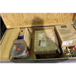 MOBILE WOODEN BIN OF HILTI HARDWARE