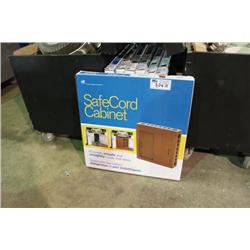 LOT OF SAFE CORD CABINETS