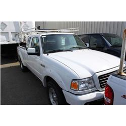 2008 WHITE FORD RANGER SPORT 2DR PICK UP