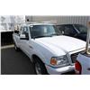 Image 1 : 2008 WHITE FORD RANGER SPORT 2DR PICK UP