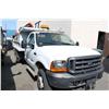 Image 1 : 2000 WHITE FORD F-450 XL SUPER DUTY DUMP TRUCK