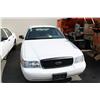 Image 1 : 2008 WHITE FORD CROWN VICTORIA POLICE SERIES 4DR