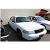 Image 1 : 2006 WHITE FORD CROWN VICTORIA POLICE SERIES 4DR