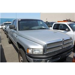 2001 GREY DODGE RAM 1500 LARAMIE SLT 2DR PICK UP