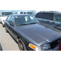 2007 GREY FORD CROWN VICTORIA POLICE SERIES 4DR