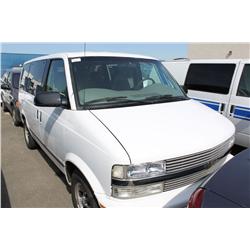 1996 WHITE CHEVROLET ASTRO PASSENGER VAN