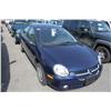 Image 1 : 2005 BLUE DODGE SX 4DR SEDAN
