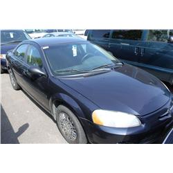 2002 BLUE CHRYSLER SEBRING LX 4DR SEDAN