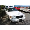 Image 1 : 2006 WHITE FORD CROWN VICTORIA POLICE SERIES 4DR