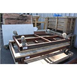 LARGE METAL MOBILE STOCK CART
