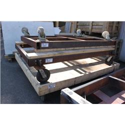 LARGE METAL MOBILE STOCK CART