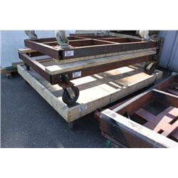 LARGE METAL MOBILE STOCK CART