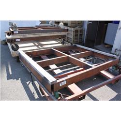 LARGE METAL MOBILE STOCK CART