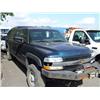 Image 1 : 2002 BLUE CHEVROLET SILVERADO 2500HD 2DR PICK UP