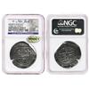 Image 1 : Mexico City, Mexico, cob 8 reales, Philip II or III, assayer F, small 8 for top of mintmark, choice 