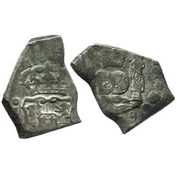 Guatemala, cob 4 reales, (173)9J.