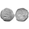 Image 1 : Potosi, Bolivia, cob 8 reales, Philip III or IV, assayer T, quadrants of cross transposed.