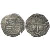 Image 1 : Segovia, Spain, cob 4 reales, (15)92 date to right, assayer I to left of shield, rare.