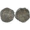 Image 1 : Seville, Spain, cob 2 reales, 1593 date to right, assayer B to left of shield.