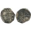 Image 1 : Granada, Spain, cob 2 reales, Philip II or III, assayer M above mintmark G to right.