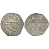 Image 1 : Granada, Spain, cob 1 real, Philip II, assayer oF to right, mintmark oGo to left of shield.