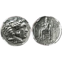 KINGS of MACEDON, AR tetradrachm, Alexander III (the Great), 336-323 BC, posthumous issue under Sele