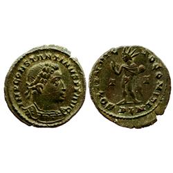 Roman Empire, AE follis, Constantine I, London mint, 316-317 AD.