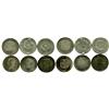Image 1 : Lot of 6 Colombian 1 décimos, as follows: Bogota 1866 (2), 1868, 1869, 1871; Medellín 1874/3.