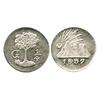 Image 1 : Guatemala (Central American Republic), 1/4 real, 1837-G.