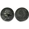 Image 1 : Spain, pewter medal, Isabel II, 1859, Hispano-Moroccan War.