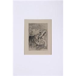Renoir Le Chapeau Epingle Etching