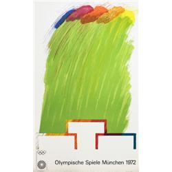 1972 Smith Munich Olympics Lithograph