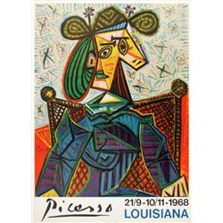 1968 Picasso Louisiana Poster