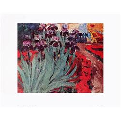 Nolde Blue Iris II Poster