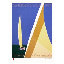 1987 Costa 27th America's Cup Serigraph