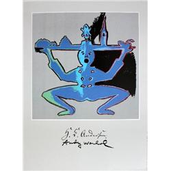 Warhol Preriot w/ Swans & Buildings Poster