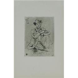 1906 Cezanne Guillaumin au Pendu Etching