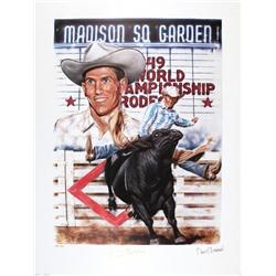 Signed 1994 World Championship Rodeo Poster