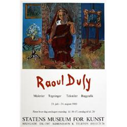 1980 Dufy Statens Museum for Kunst Poster