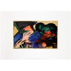 Marc Green Horse Poster