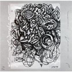 S/N Borofsky From Art Sounds Portfolio Print