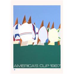1987 Costa 27th America's Cup Serigraph