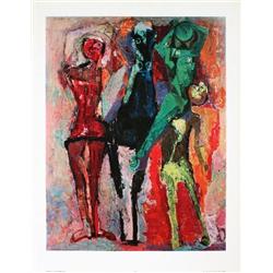 Marini Horse with Jugglers Poster