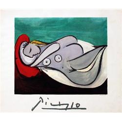 Picasso La Dormeuse Lithograph