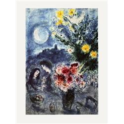 1991 Chagall Souvenir D'une Soir&#233;e Poster