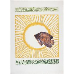 Signed 1976 Royce Coral Dream Etching