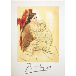 Picasso Mother and Child Lithograph