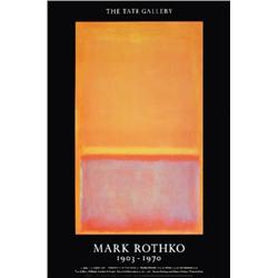 1987 Rothko Untitled (1954) Poster